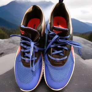 Reebok Flexagon Energy TR 3 Training Shoe Womans 7 Blue/Red Sneakers